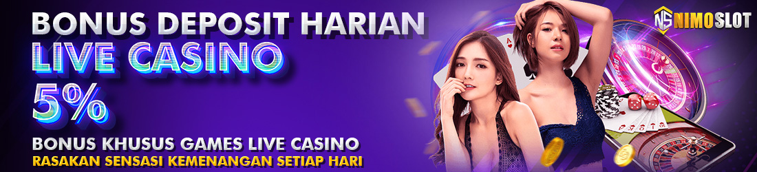 BONUS DEPOSIT HARIAN CASINO 5%